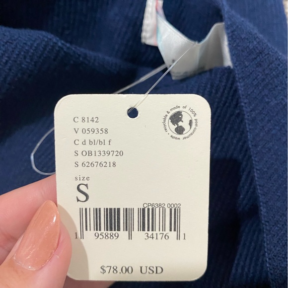 Free People MIDI Dark Blue BEACH Dress Size S - Picture 4 of 4